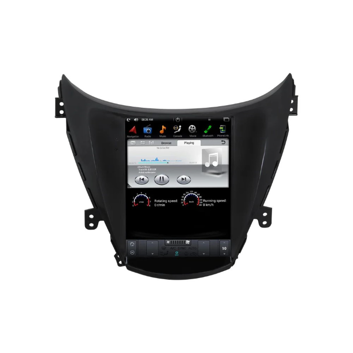 Hyundai Elantra 2010 – 2013 Tesla Style Android Monitor