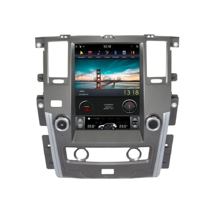 Tesla Style Basic Gray Multimedia Player Nissan Patrol 2010-2019