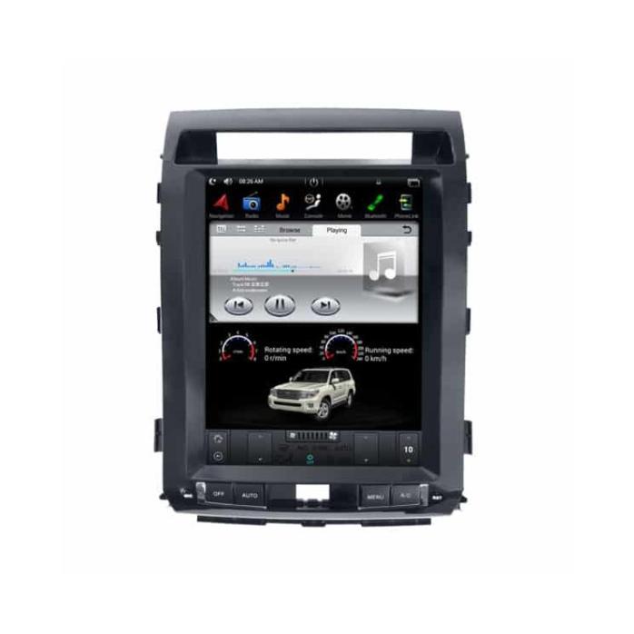 2008 – 2015 Toyota Land Cruiser Android Multimedia System 12.6 inch Tesla Style CLAYTON