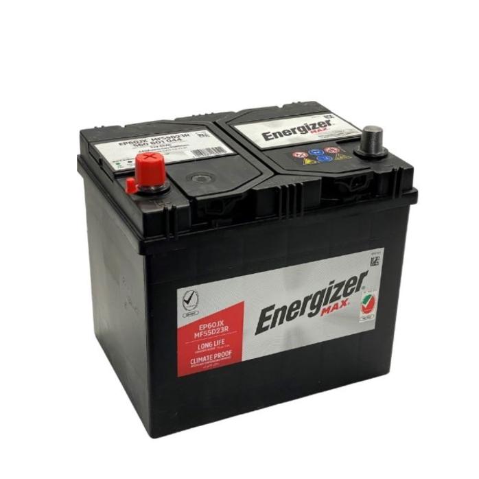 Energizer - 55D23R Right Terminal 12V JIS 60AH Car Battery