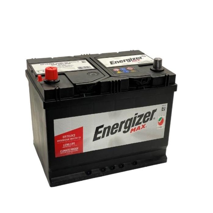 Energizer - 80D26R Right Terminal 12V JIS 70AH Car Battery