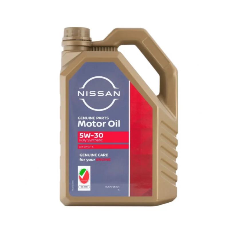 NISSAN ENGINE OIL 5W-30 FULLY SYNTHETIC 4L - 10000 KM - GENUINE