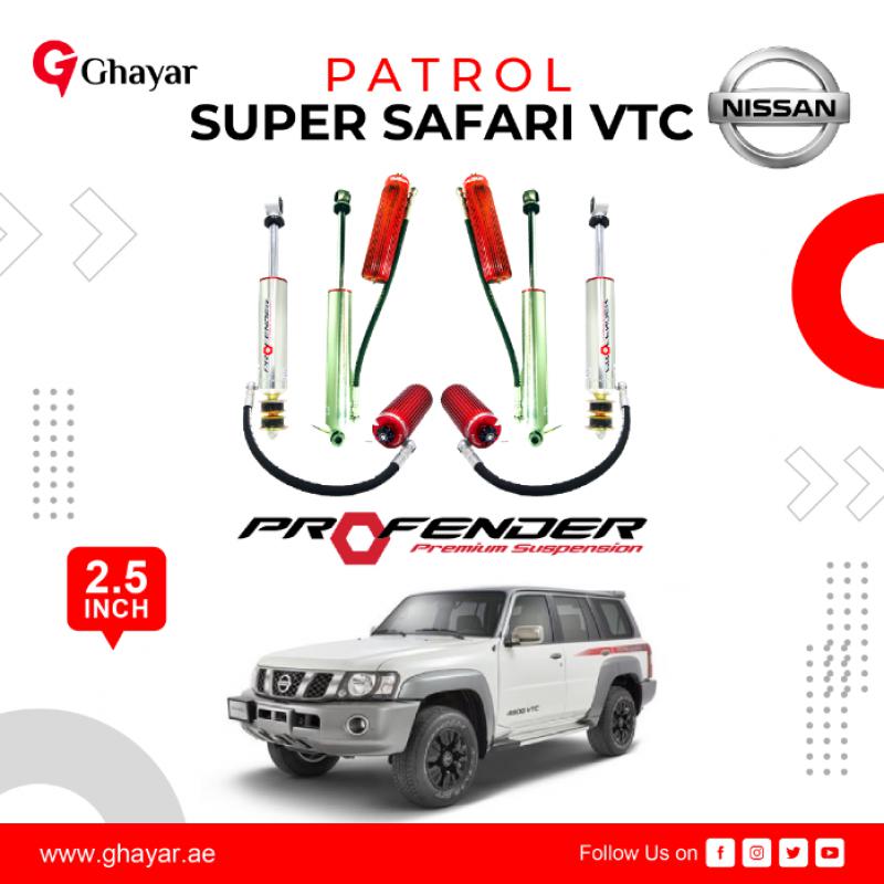 Profender 2.5inch external cylinder Nissan patrol super safari VTC