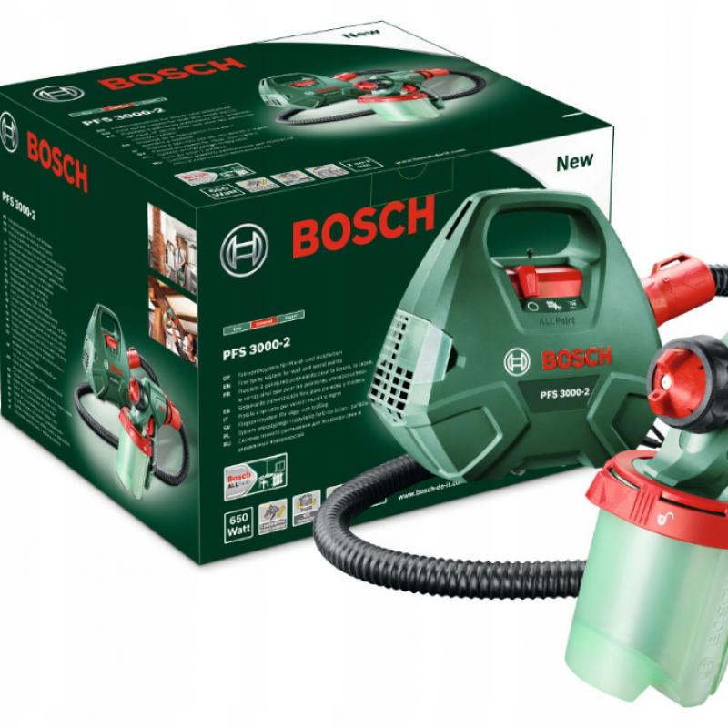 Купить bosch pfs. Краскопульт Bosch PFS 3000-2. Краскораспылитель Bosch PFS 3000-2 0. Краскопульт бош PFS 3000.