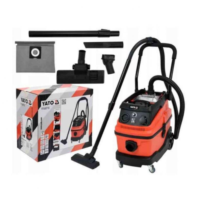 Vacuum Cleaner for Workshops 30L 1600W w/230V Socket Yato