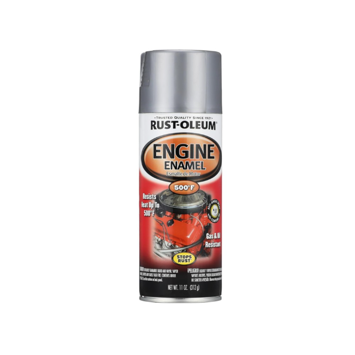 Spray Paint Automotive High Heat Flat Aluminum 11oz