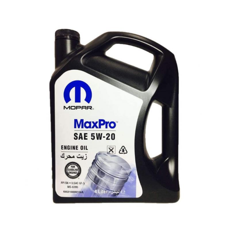 Mopar 5W-20 Max Pro SAE Engine Oil 4L