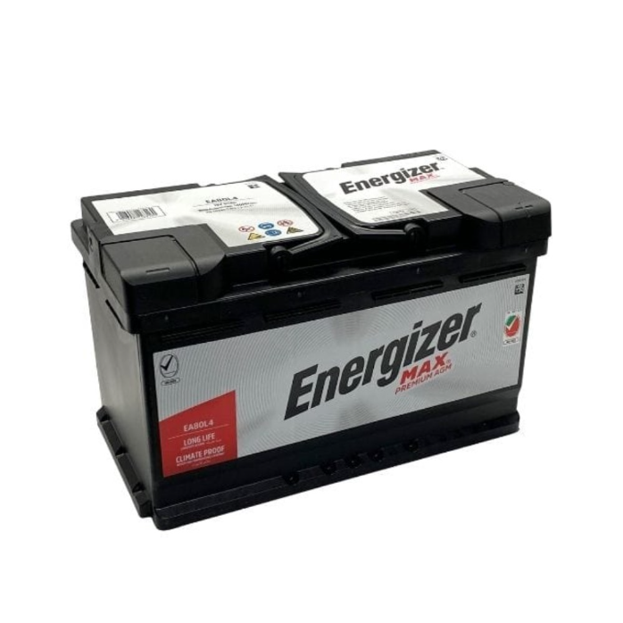 Energizer 12V DIN 80AH AGM Car Battery
