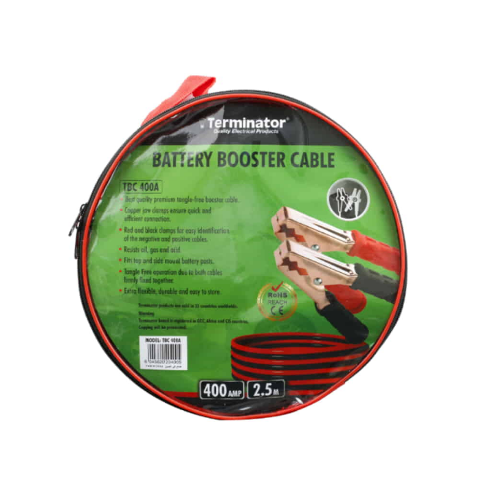 Booster Cable 400Amps TBC 400A Terminator