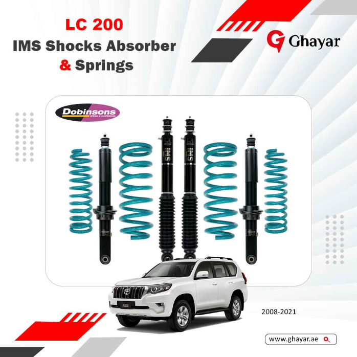 DOBINSONS IMS MONOTUBE SHOCKS LAND CRUISER LC200 2008-2021