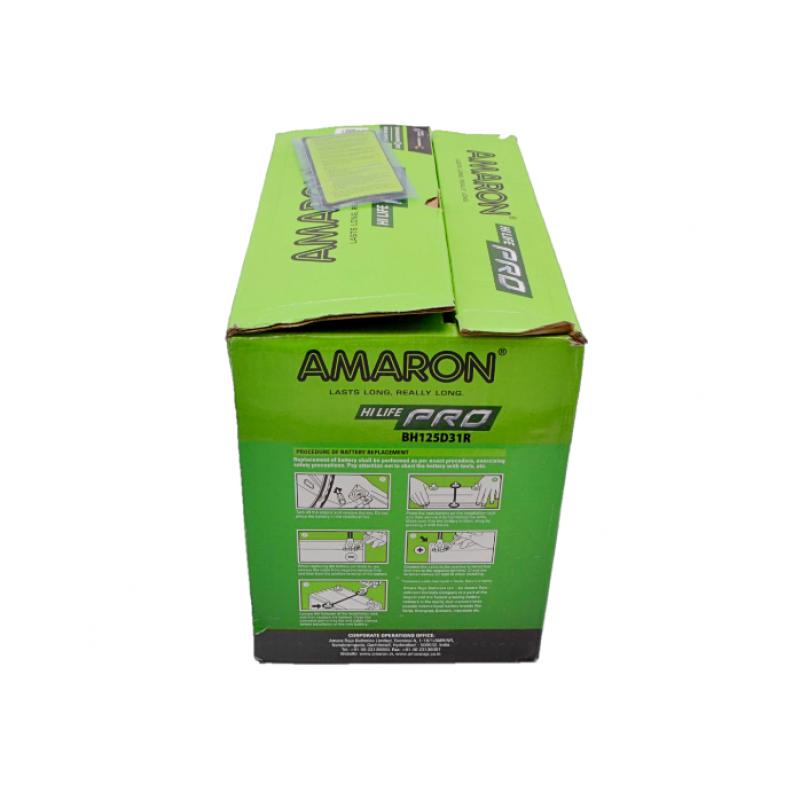 Car Battery Amaron Pro-125D31R (95Ah)