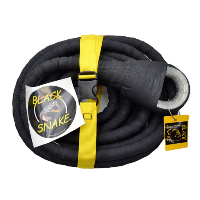 Black Snake 4WD Recovery Strap 10mtr 12 ton