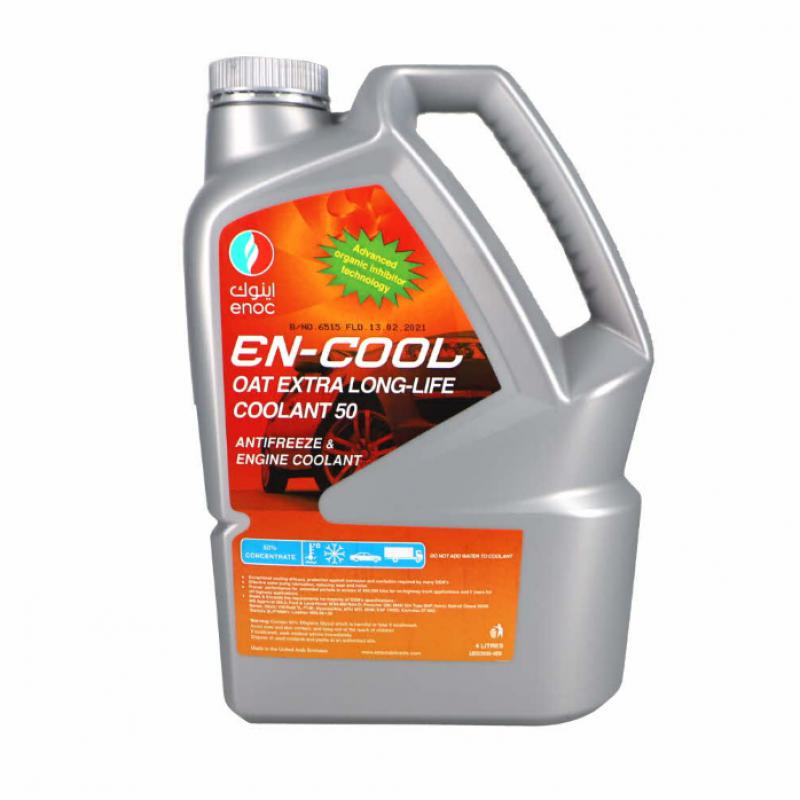 Radiator Coolant ENOC  EN-Cool OAT Extra Long Life 50%,  4 L