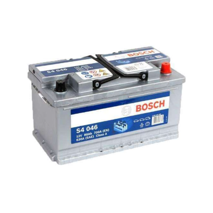 Car Battery Bosch S4 046- 80Ah 12V