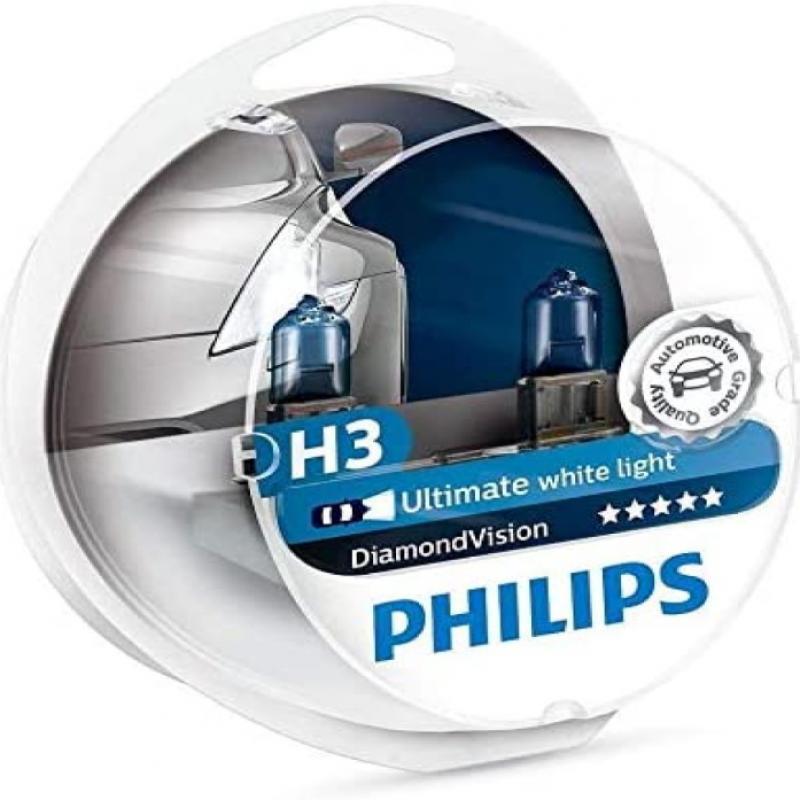 Philips Diamond Vision Ultimate White Light H3 - Philips-H3PH