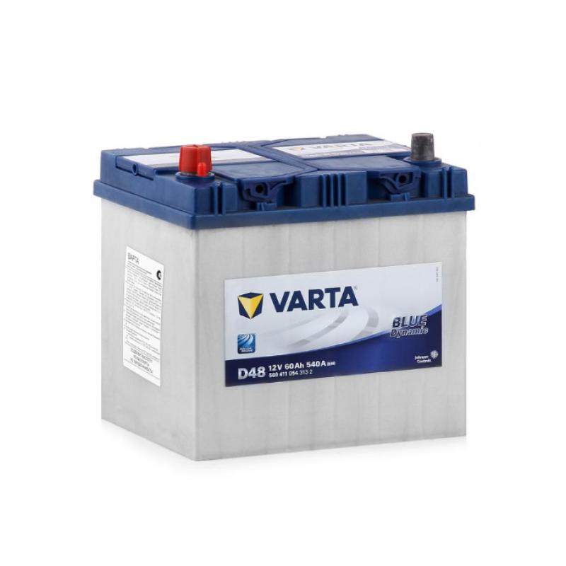 Car Battery Varta  (55D23R) 60Ah-12V-  D48