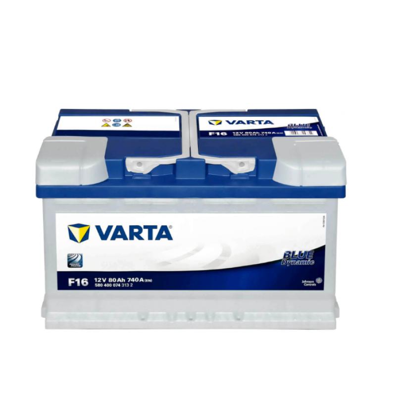 Car Battery Varta  (MF58043) 80Ah - 12V- F16