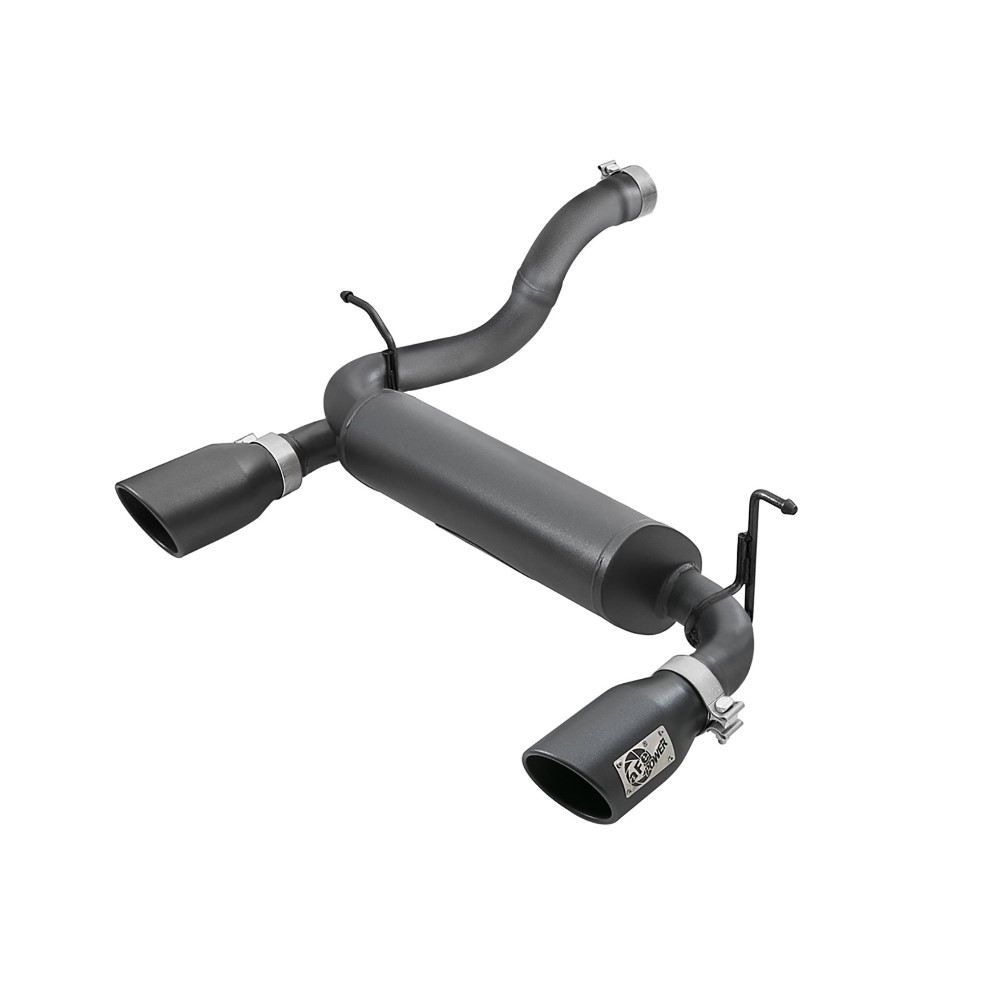 Rebel Series 2-1/2 IN 409 Stainless Steel Axle-Back Exhaust System