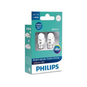 Philips LED - T10 W5W 6000K  12V-  White - Philips-T10W5W6K