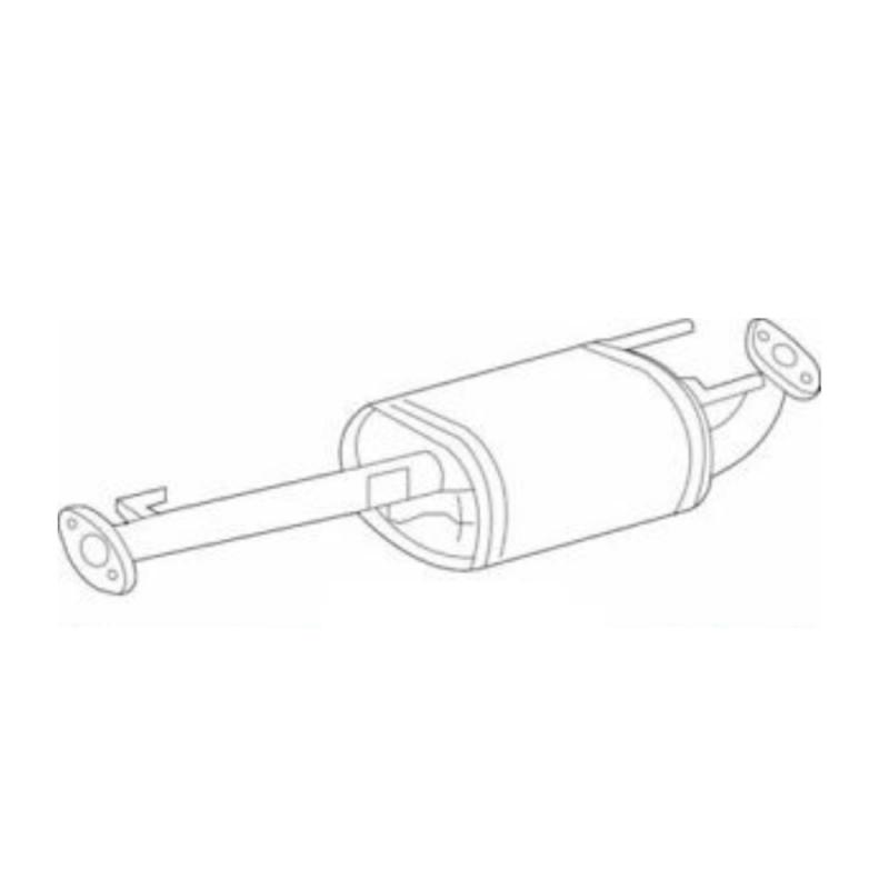 Exhaust Assembly Main-Middle - 1742031340
