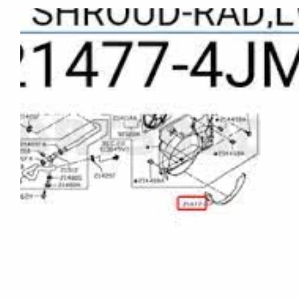 Shroud Radiator Lower - 214774JM0A