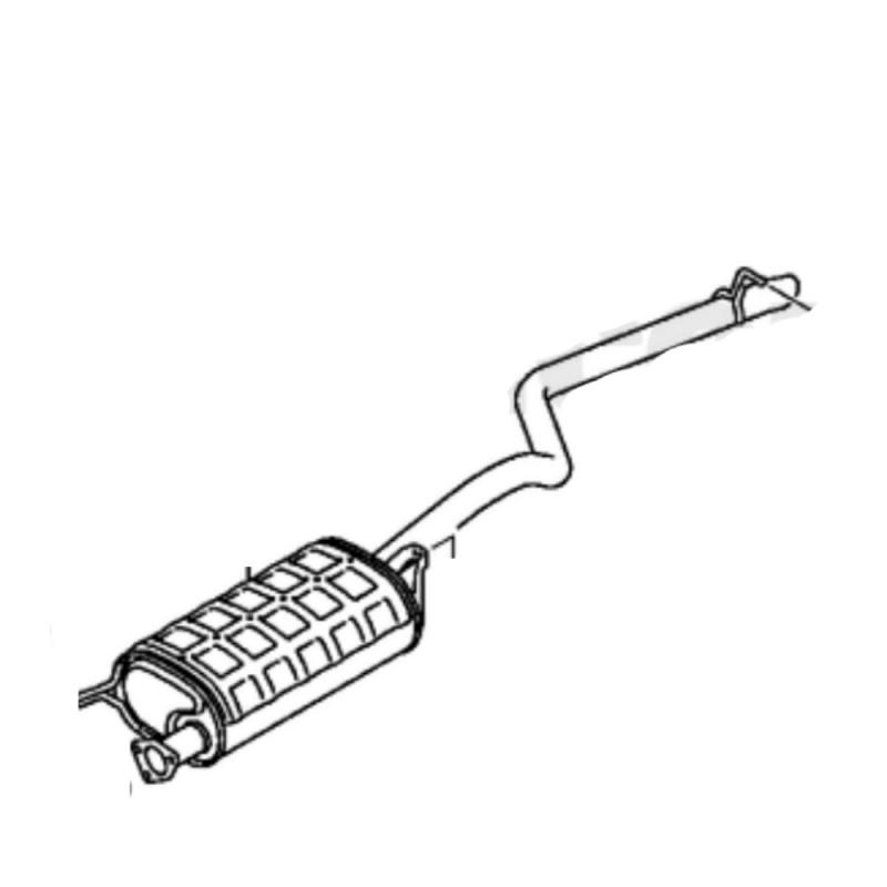 Exhaust Assembly Main-Middle - 1571B690
