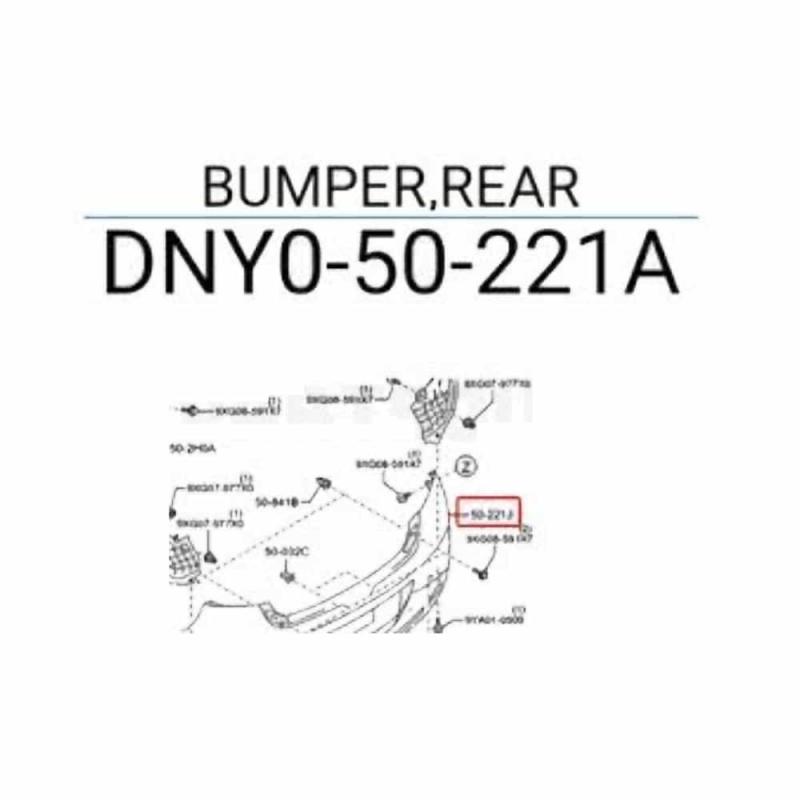Bumper Assembly Rear - DNY050221A