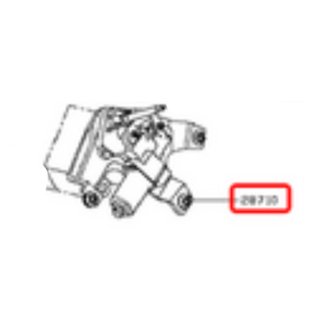 Motor Assembly Wiper Rear - 287105KA0A