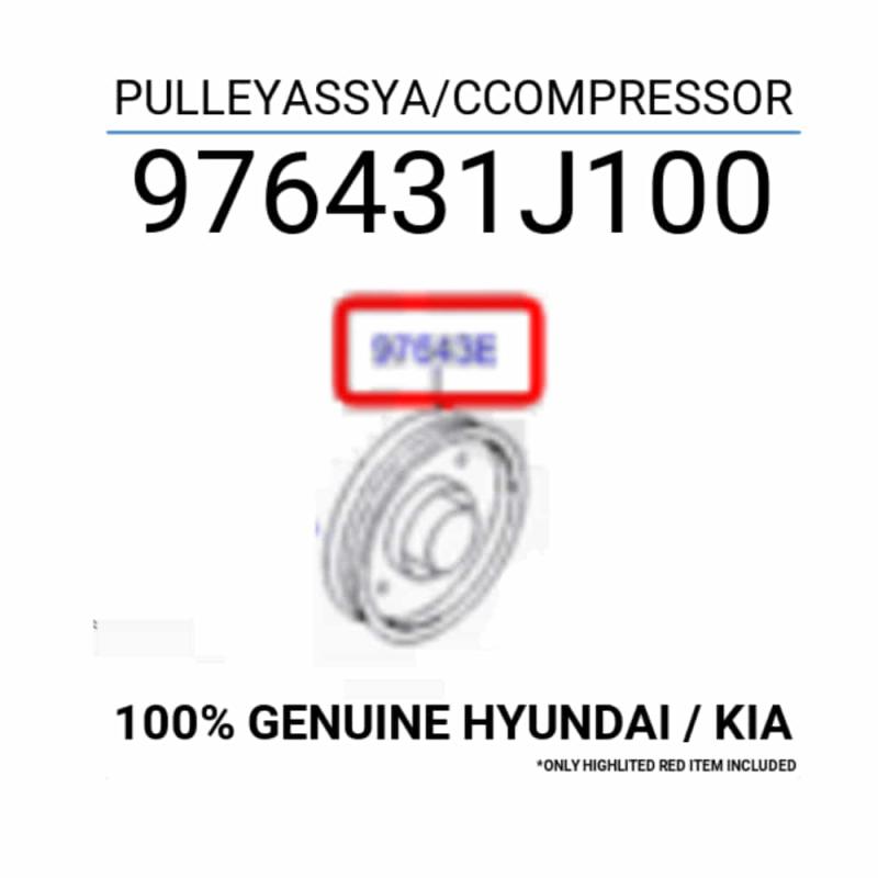 Clutch Assembly Compressor - 976431J100