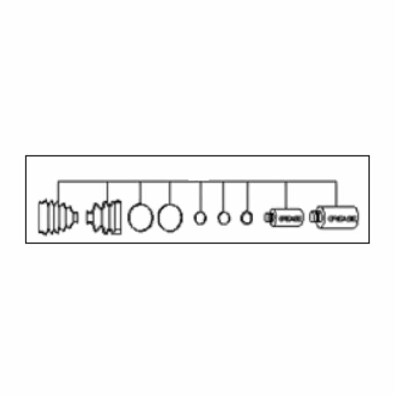 Axle Boot Kit Front Outer Left Side - 495932J001