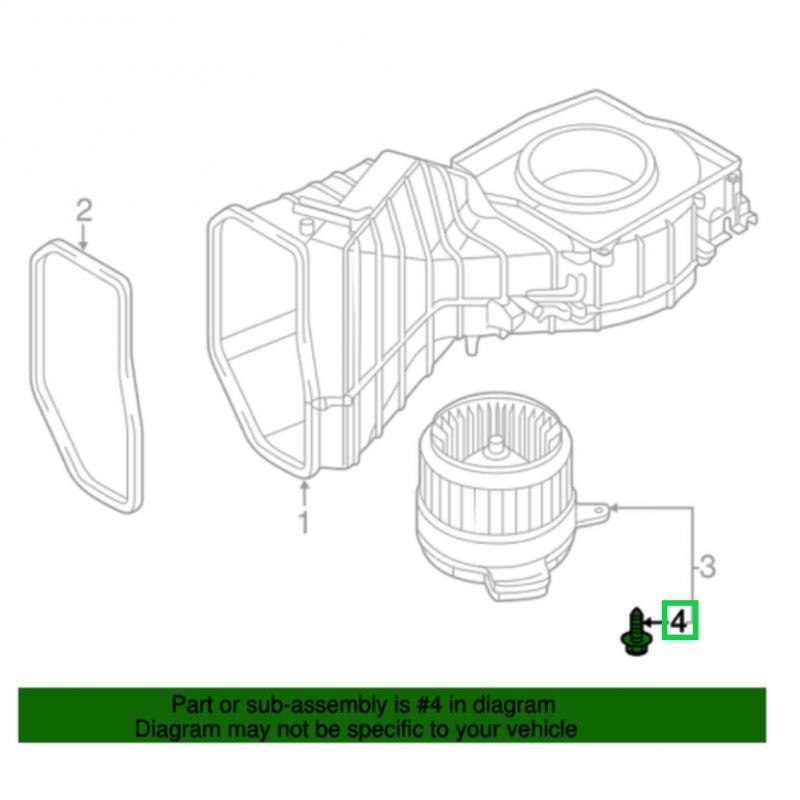 Blower Motor Assembly - 4H0898967A