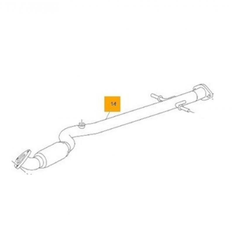 Exhaust Assembly Front Right Side - 95424495