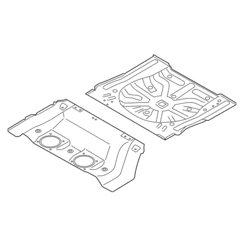 Floor Assembly Rear - G45143BBMA