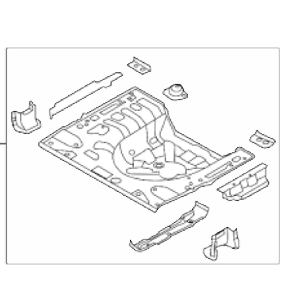 Floor Assembly Rear - 655203X001