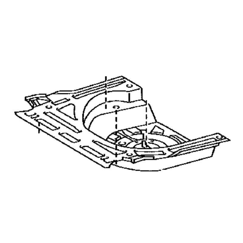 Floor Assembly Rear - 5831106112