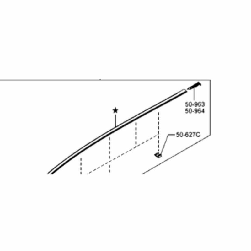 Molding Roof Drip Right Side - DB2M509H0