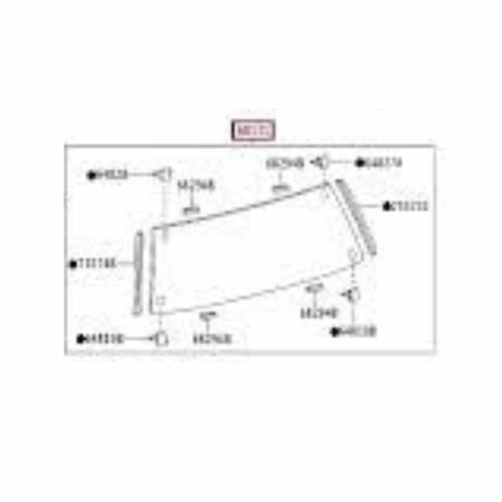 Glass Assembly Windshield Rear - 6810560901