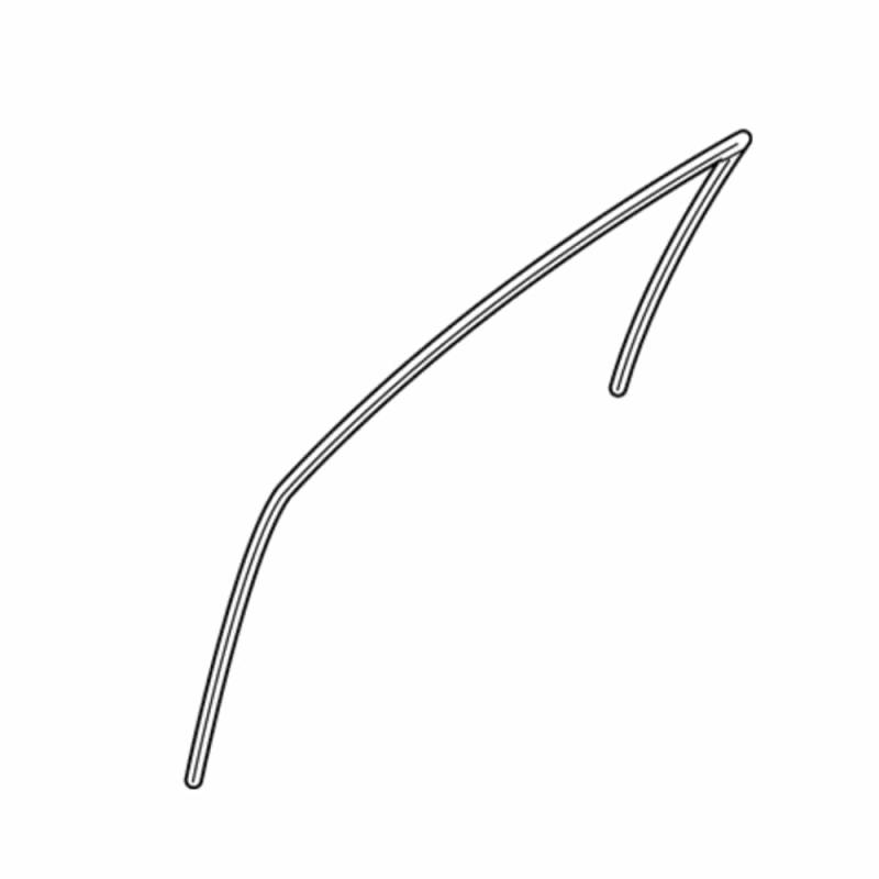 Glass Run Rubber Front Door Left Side - 825301W000