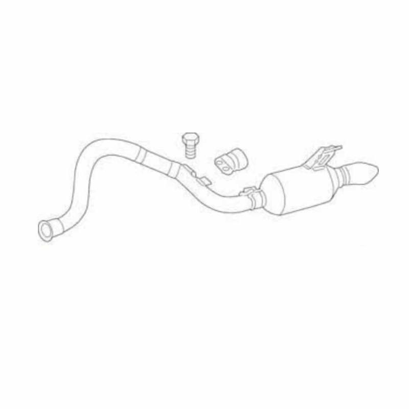 Muffler Assembly Post-Tail Pipe - 1743038600