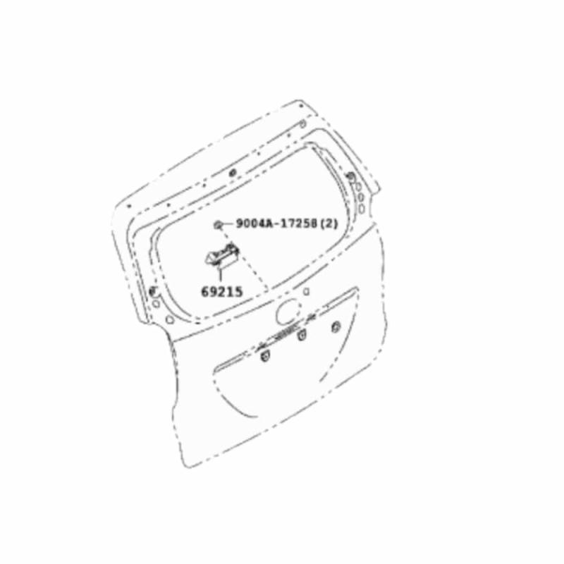 Tail Door Assembly - 67005BZ820