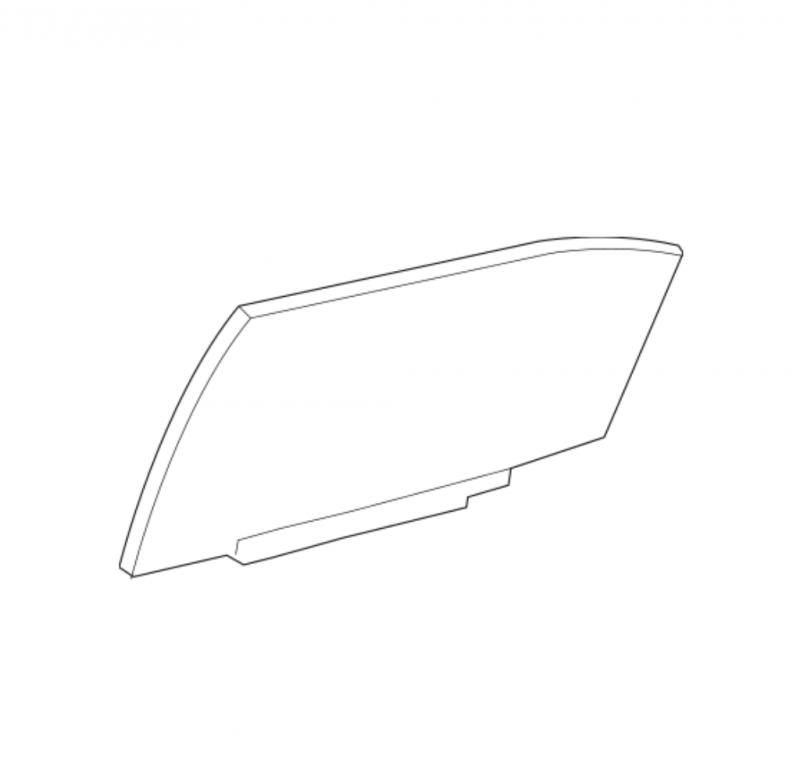 Glass Assembly Rear Door Window Right - 681030K010