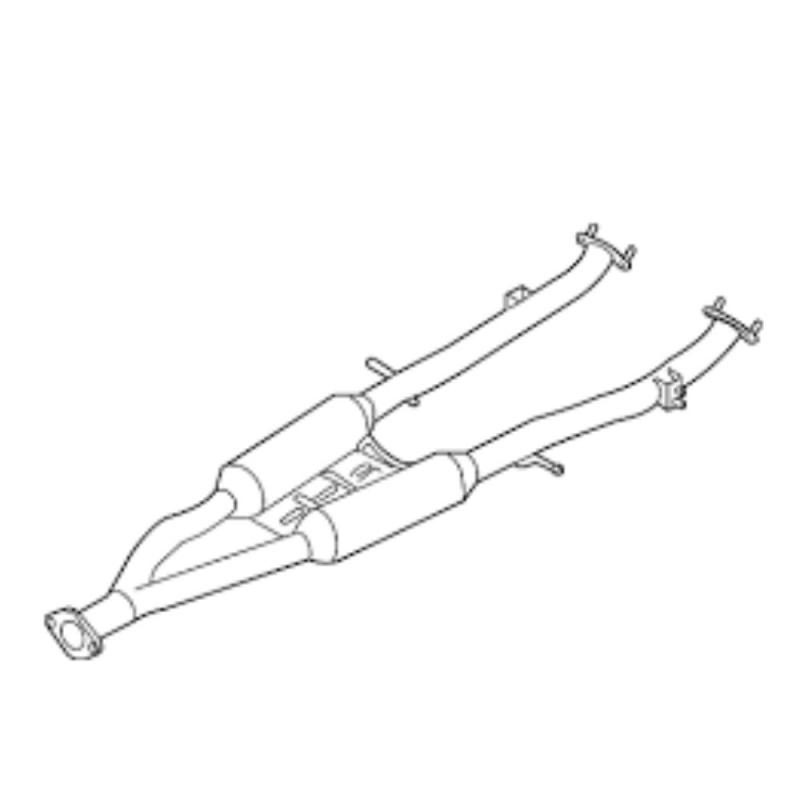 Exhaust Assembly Main-Middle - 203001WW0A