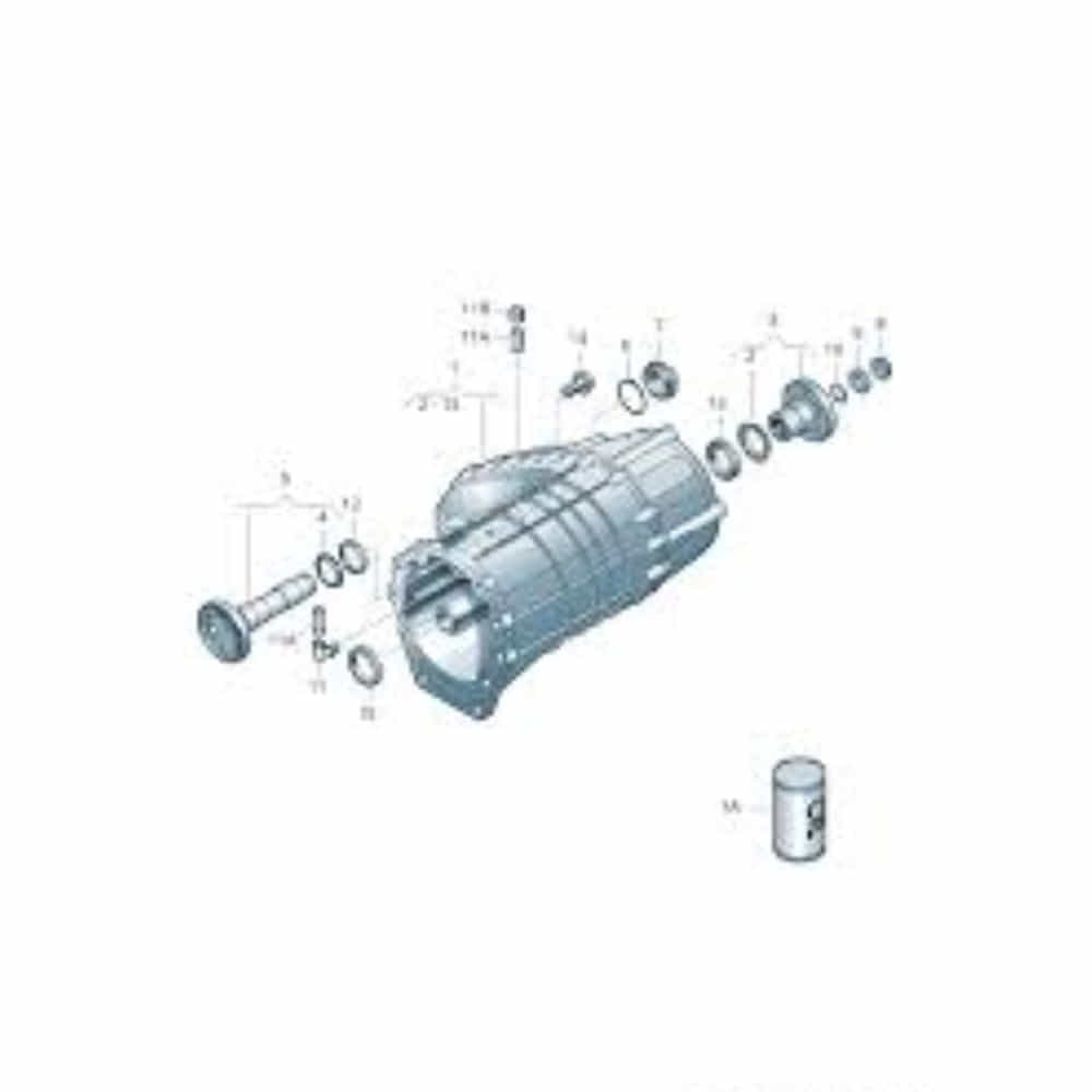 Flange Assembly Companion Shaft - 0AQ341271A