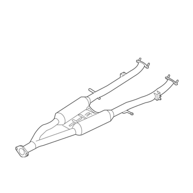 Exhaust Assembly Main-Middle - 203001BU0A