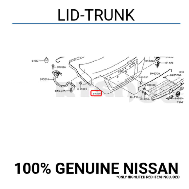 Trunk Lid Assembly - H430M3SFMA