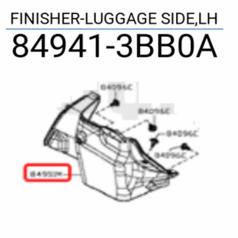 Finisher Luggage Area - 849413BB0A