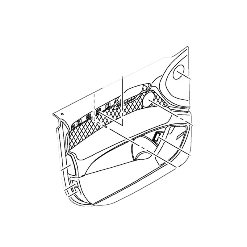 Finisher Assembly Front Door - 4L0867103BWFB