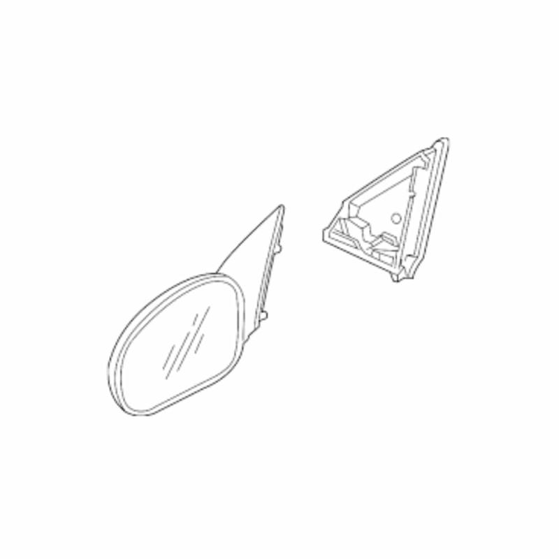 Mirror Assembly Left Side - 92209465