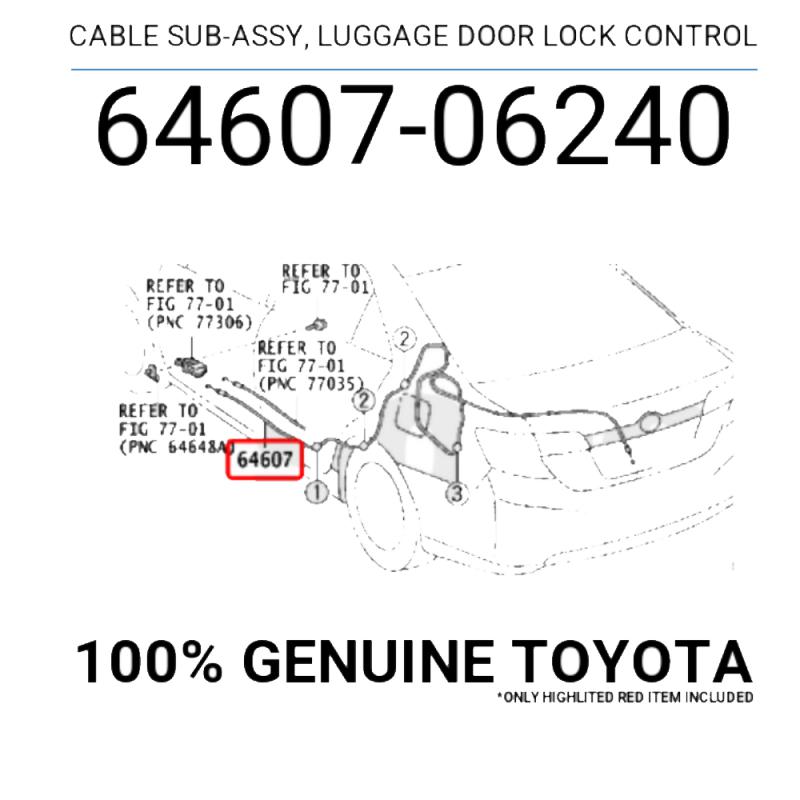 Lock & Remote Control Assembly Back Door - 6460706240