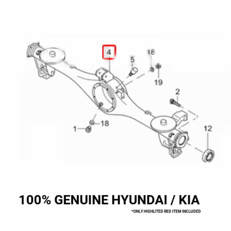 Housing Assembly Rear Axle - 0K04226020